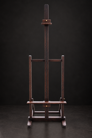 Large brown lectern. Pink eucalyptus wood. New.
