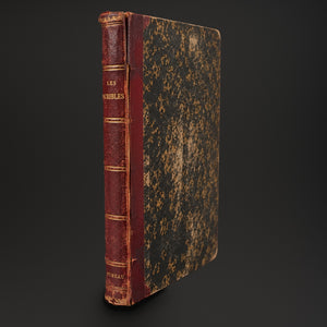 Colección completa en 2 volúmenes de "Les Misérables" de Víctor Hugo. Primera edición neoyorquina en francés de 1862. Con detalles de conservación.