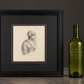 Bandage engraving from "Traité des Bandages" by Gerdy. Paris. 1837. Recent frame. Antique.