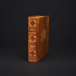 Book "Guía de forasteros en Madrid, para el año de 1850". Madrid. 1850. In Spanish. Antique. Shows signs of age.