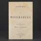 Complete 2-volume set of "Les Misérables" by Victor Hugo. First New York edition in French, 1862. Antique. Shows signs of age.