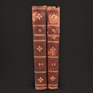 Colección completa "El periquillo sarniento" de José Joaquín Fernández de Lizardi. México. Segunda edición. Año 1884. Con detalles de conservación.