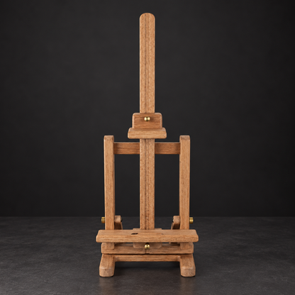 Small natural lectern. Pink eucalyptus wood. New.