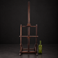 Large brown lectern. Pink eucalyptus wood. New.