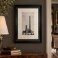 Engraving of the towers of Bologna, "Veduta delle due Torri di Bologna. Garisenda e degli Asinelli", by Attilio Zuccagni-Orlandini. 1845. Antique. Recent frame.