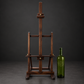 Medium brown lectern. Pink eucalyptus wood. New.