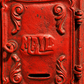 Cast iron mailbox. Ca. 1930. Vintage.