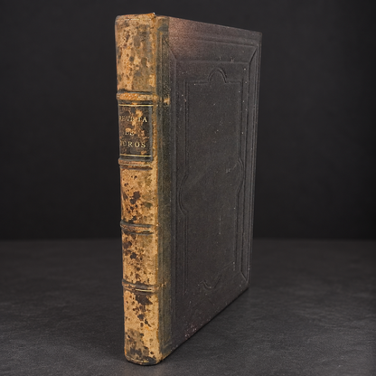 Book "¡Cuernos! Revista de toros" by Antonio Peña y Goñi. Madrid. 1883. Antique. Shows signs of age.