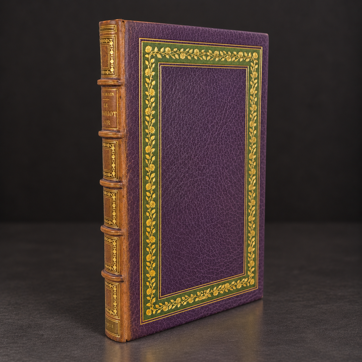 Book "Le Chariot d'Or" by Albert Samain. Paris. Deluxe edition, 1912. In French. Antique. Shows signs of age.