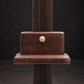 Large brown lectern. Pink eucalyptus wood. New.