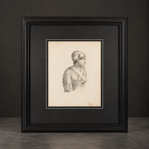 Bandage engraving from "Traité des Bandages" by Gerdy. Paris. 1837. Recent frame. Antique.