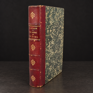 Book "Les armes et le duel", third edition, by Augustin Grisier. Paris. 1864. Antique. Shows signs of age.