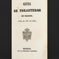 Book "Guía de forasteros en Madrid, para el año de 1854". Madrid. 1854. In Spanish. Antique. Shows signs of age.