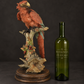 "Macaw" sculpture by Giuseppe Armani. Cold-cast porcelain. Italy. Ca. 1980–1990. Vintage.