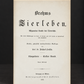Book "Brehms Tierleben" (Brehm's Life of Animals), Volume I, by Alfred Edmund Brehm. 1893. In German. Antique. Illustrated. Shows signs of age.