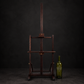 Medium-large brown lectern. Pink eucalyptus wood. New.