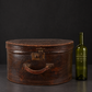 Travel hat case. Early 20th century. Vintage. Shows signs of age.