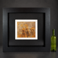 Engraving "Parcas" by Nunik Sauret. 1988. Recent frame. Vintage.