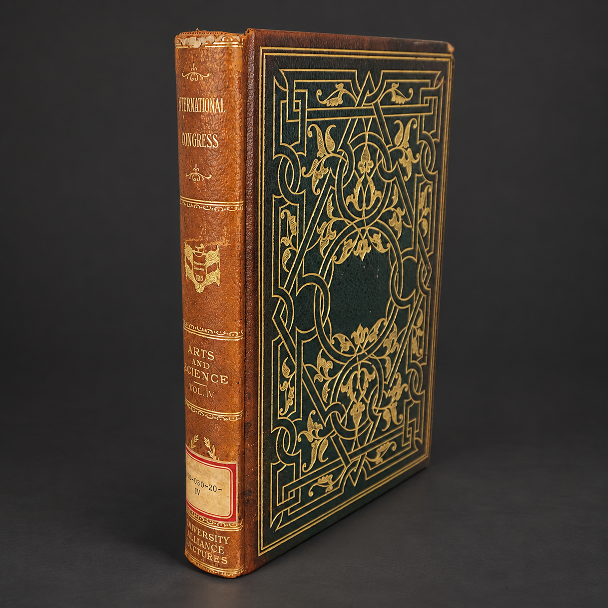 International Congress of Arts and Science, "Law and Religion", Vol. IV. 1908. Antique. Shows signs of age.
