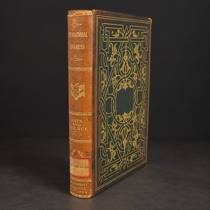 International Congress of Arts and Science, "History and Law", Vol. III. 1908. Antique. Shows signs of age.