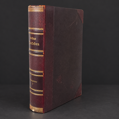 Book "Säugetiere, Dritter Band", Volume III, by Alfred Edmund Brehm. 1900. In German. Antique. Shows signs of age.