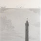 Grabado de las torres de Bologna “Veduta delle due Torri di Bologna. Garisenda e degli Asinelli” de Attilio Zuccagni-Orlandini. Año 1845. Antiguo. Marco reciente.