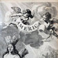 Grabado América grabado por Jeremias Falck Entre Ca. 1662