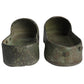 Lastres de bronce para botas de buzo con pátina verdosa natural. Ca. 1900. Antiguo.