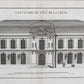 Gráfico Elevation Du Cote de la Cour Oknache. S. XVIII.  Marco reciente. Antiguo.