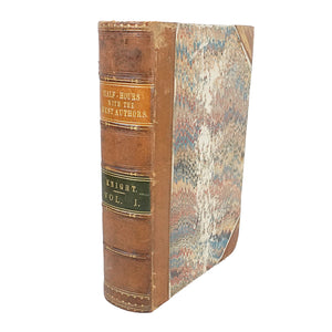 Colección completa en 4 volumenes de "Half-Hours with the best authors" de Charles Knight. New York. Años 1854-1856. Idioma inglés. Antiguo. Con detalles de conservación.