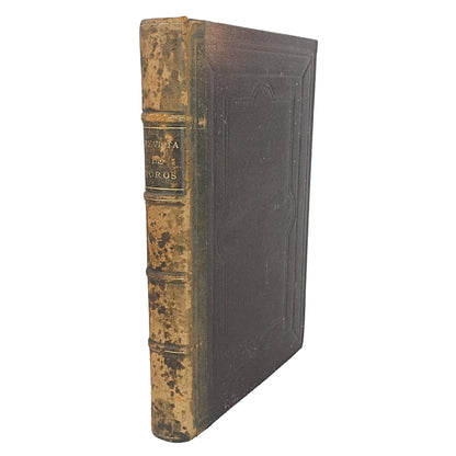 Libro "¡Cuernos! Revista de toros" de Antonio Peña y Goñi. Madrid. Año 1883. Antiguo. Con detalles de conservación.