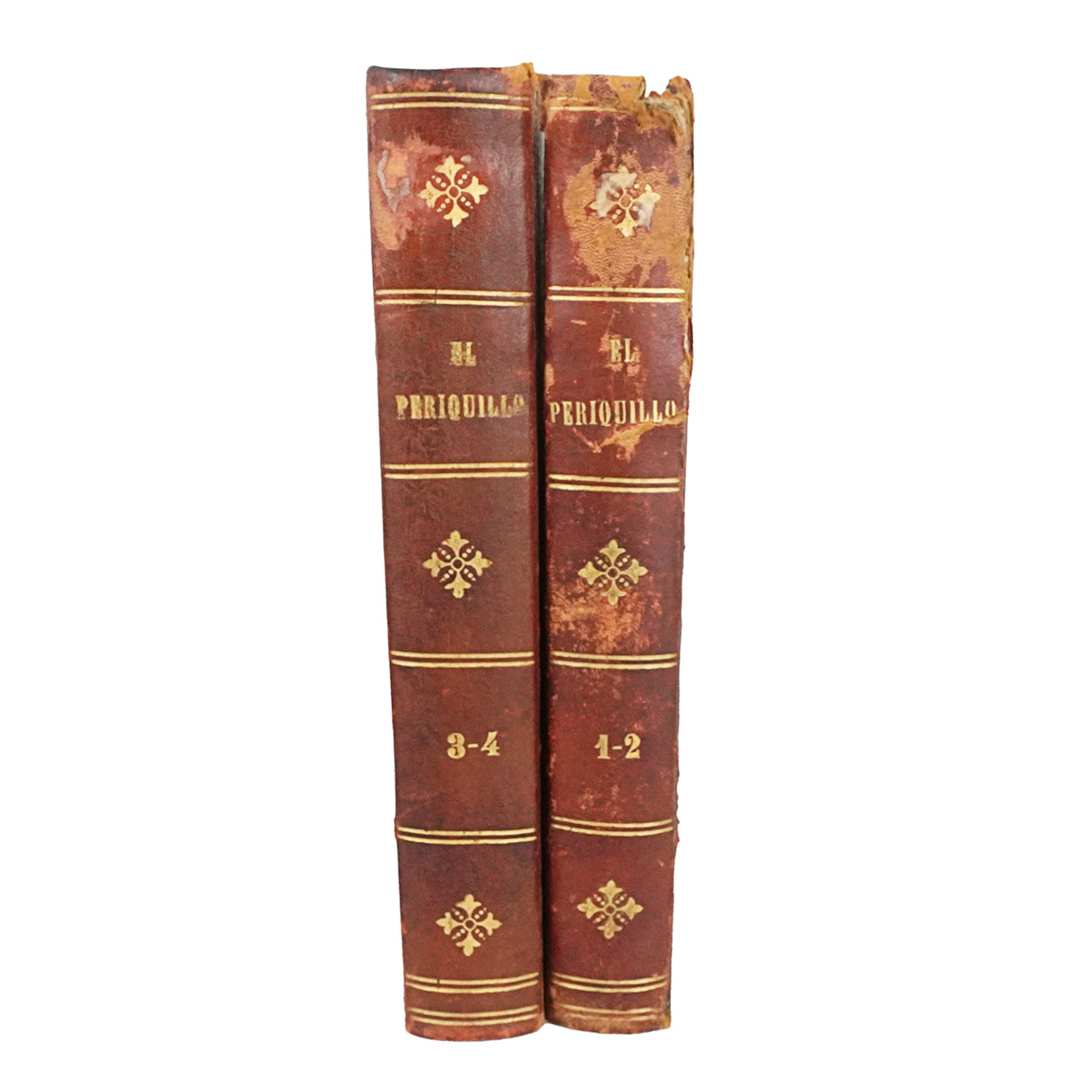 Colección completa "El periquillo sarniento" de José Joaquín Fernández de Lizardi. México. Segunda edición. Año 1884. Antiguo. Con detalles de conservación.