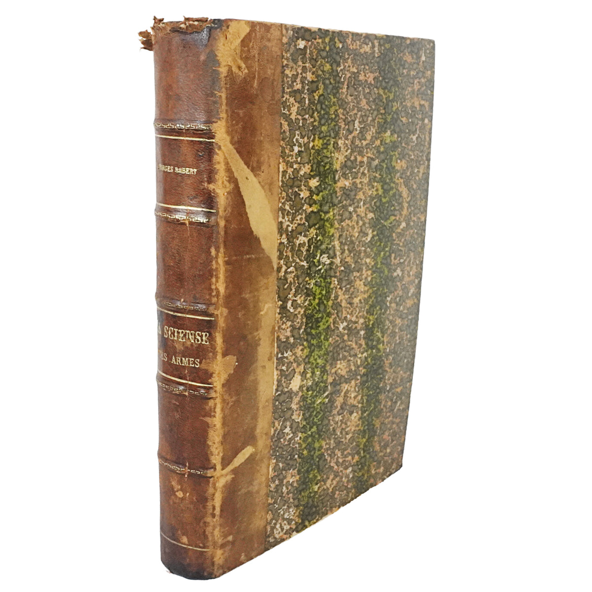 Libro "La science des armes" de Georges Robert. París. Año 1887. dioma francés. Antiguo. Con detalles de conservación.