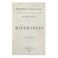Colección completa en 2 volúmenes de  "Les Miserables" de Víctor Hugo. Primera edición neoyorquina en francés de 1862. Antiguo. Con detalles de conservación.