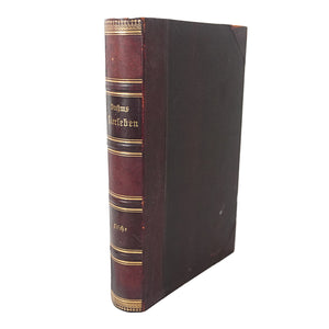 Libro "Brehms Tierleben (La vida de los animales de Brehm)" Tomo VIII de Alfred Edmund Brehm. Año 1893. Idioma alemán. Antiguo.  Ilustrado. Con detalles de conservación.