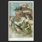 Book "Brehms Tierleben" (Brehm's Life of Animals), Volume VIII, by Alfred Edmund Brehm. 1893. In German. Antique. Illustrated. Shows signs of age.