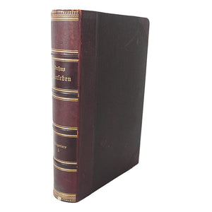 Libro "Säugetiere Dritter Band" Tomo III de Alfred Edmund Brehm. Año 1900. Idioma alemán. Antiguo. Con detalles de conservación.
