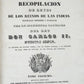Set de 3 volumenes de "Recopilación de leyes de los reinos de las Indias", presenta el faltante del segundo volumen. Año 1841. Antiguo.