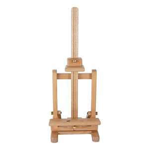 Atril chico natural Madera de eucalipto rosado. Nuevo.