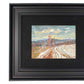Impressionist-style landscape painting. Unidentified artist. Oil on canvas. Ca. 1960. Recent frame. Vintage.