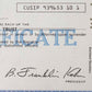 Acción Washington Real Estate 1971. Cancelada, decorativa.
