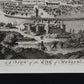 Grabado A view of the City of Mexico. W. Russell. Inglaterra. Año 1778.