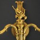 Par de arbotantes de bronce estilo Luis XVI Ca. 1950