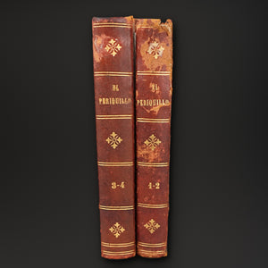 Colección completa "El periquillo sarniento" de José Joaquín Fernández de Lizardi. México. Segunda edición. Año 1884. Con detalles de conservación.