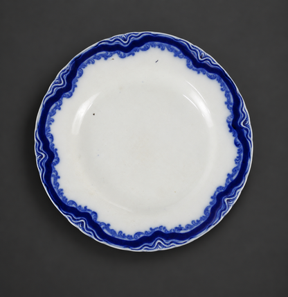 Plato Porcelana inglesa J&amp;G Meakin Finales XIX. Diám. 23 cm