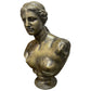 Busto Venus de Milo en bronce patinado. Mediados del siglo XX. Base de bronce integrada. Vintage.