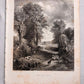 Grabado "The corn field" del libro "Tesoros de Inglaterra" de J. Vernon Whitaker, USA. Año 1881. Antiguo. Marco reciente.