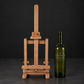 Small natural lectern. Pink eucalyptus wood. New.