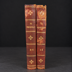 Complete set "El Periquillo Sarniento" by José Joaquín Fernández de Lizardi. Mexico. Second edition. 1884. Antique. Shows signs of age.