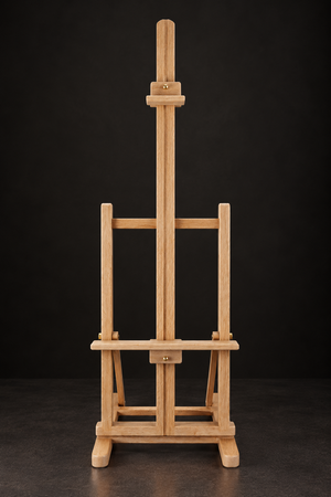 Medium-large natural lectern. Pink eucalyptus wood. New.